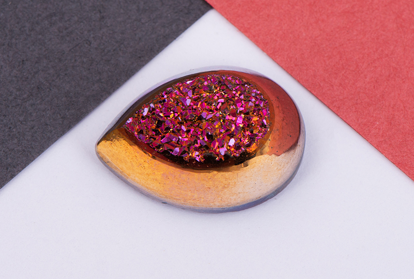 Sunset window drusy